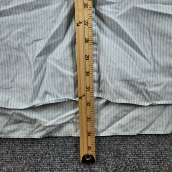 Thomas Pink Long Sleeve Button Up Cotton Ireland Blue Striped Superfine 17 34 - Picture 4 of 16